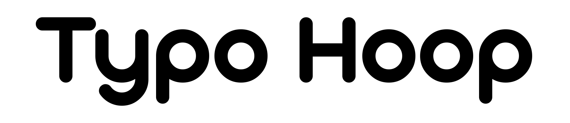 Typo Hoop